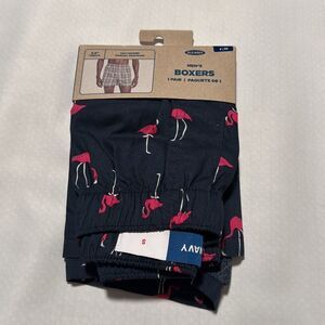 Pink Flamingo Boxers Mens Small Old Navy